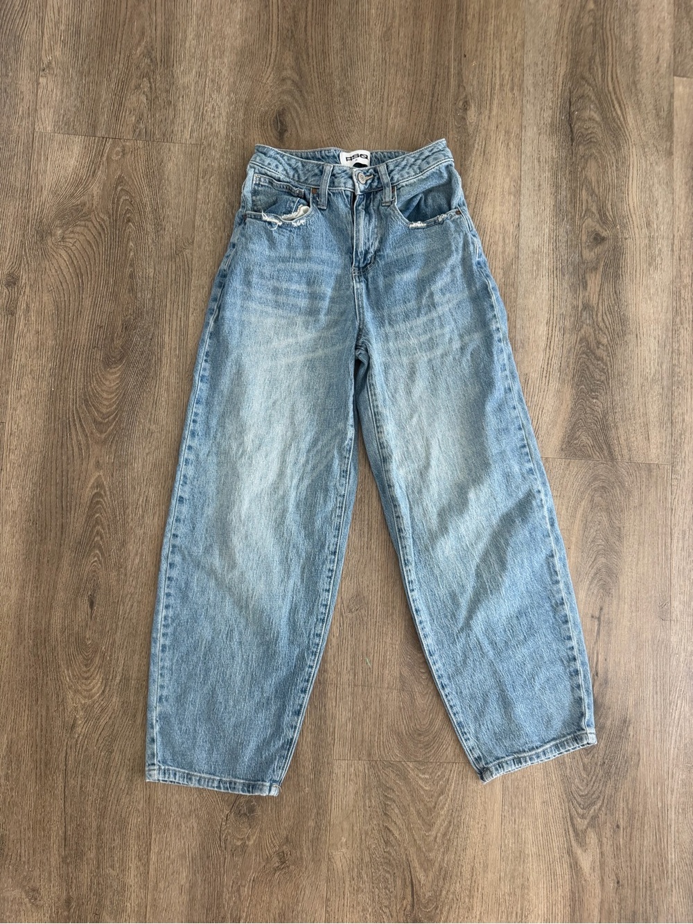 RSQ Light Blue Barrel Jeans